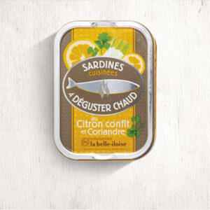 Sardines with preserved lemon & coriander