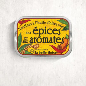 Sardines in virgin olive oil, spices & herbs