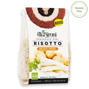 Risotto mix med klippfisk og potet