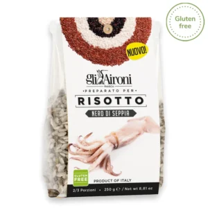 Risotto mix med blekksprutblekk