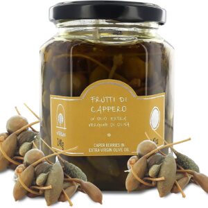 Kapersbær i olivenolje