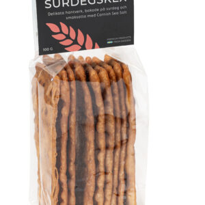 Surdeigskjeks med salt