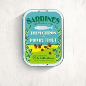 Sardiner i olivenolje med sitrontimian og timutpepper