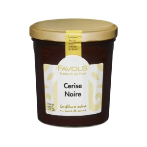 Sort kirsebærsyltetøy