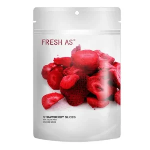 Frysetørket jordbærskiver