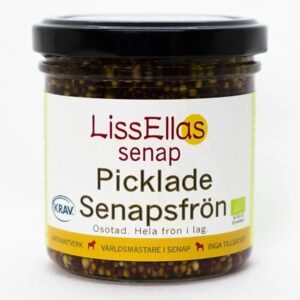 Syltede sennepsfrø usøtet 150g