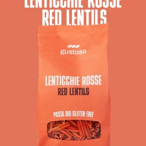 Gluten Free Lenticchie Rosse, Gustosa Pasta Bio